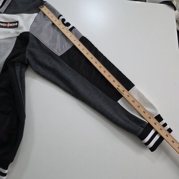 Iro Ochi Jacket Mens 3X Gray Black LS Zip Patch Embroidery Japan Nagasaki Rescue - Picture 6 of 16